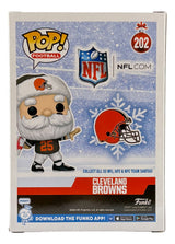 Joe Thomas Signed Cleveland Browns Santa Funko Pop #202 Schwartz