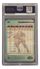 The Joe Mullen Signed 1994 Parkhurst #180 Pittsburgh Penguins hockey card by Sports Integrity is PSA/DNA certified, featuring his stats and details with the PSA label on top and Parkhurst logo at the bottom.