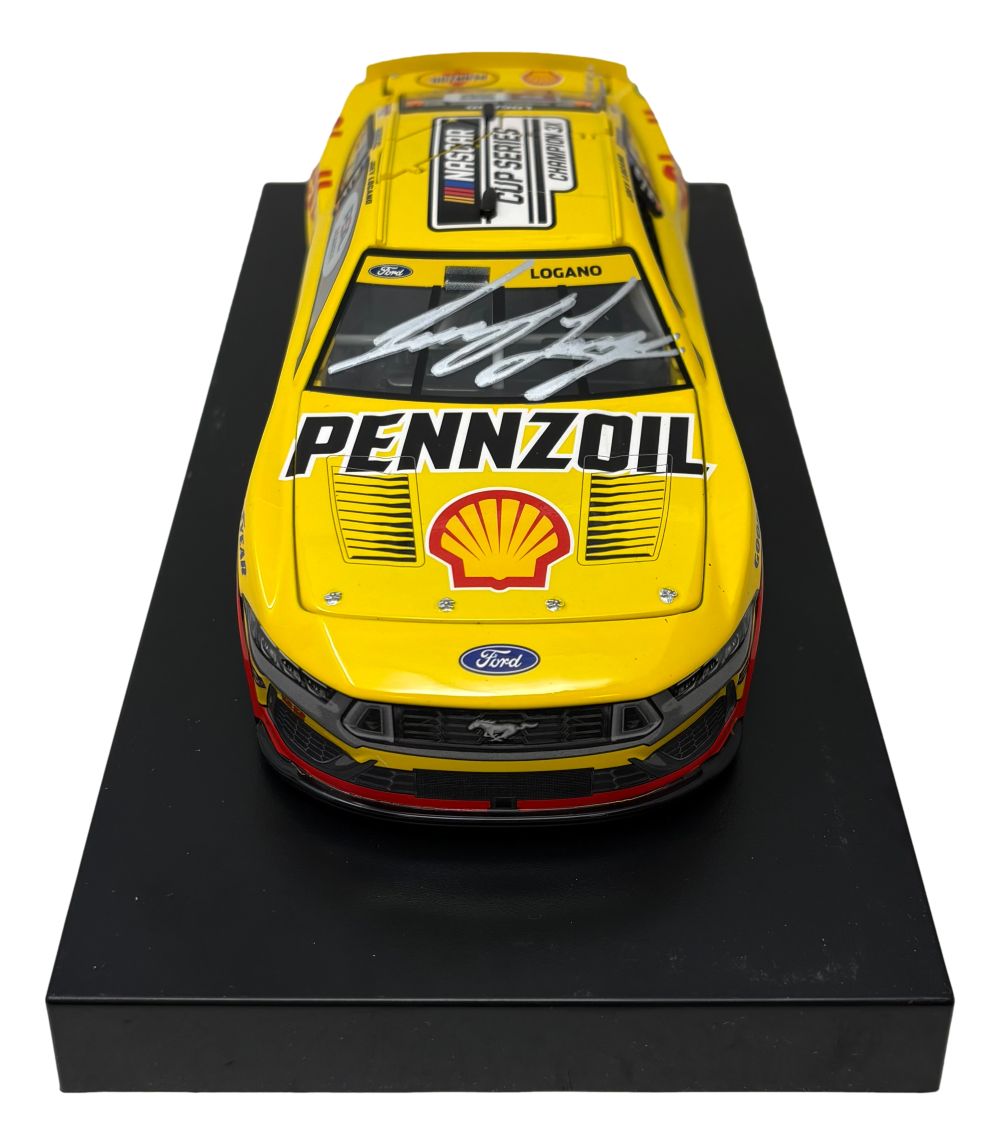 Joey Logano Signed NASCAR 2024 Cup Series Champion 1:24 Die-Cast Car PSA/DNA