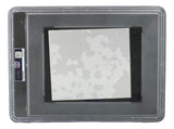 A John Cena signed WWE large cut signature by Sports Integrity, authenticated and slabbed in a clear plastic case. The PSA-certified collectible features John Cena's autograph on a prominently displayed card.