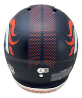 John Elway Signed Denver Broncos Full Size Authentic Speed Helmet BAS