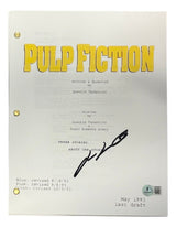 John Travolta Signed Pulp Fiction Full Movie Script BAS