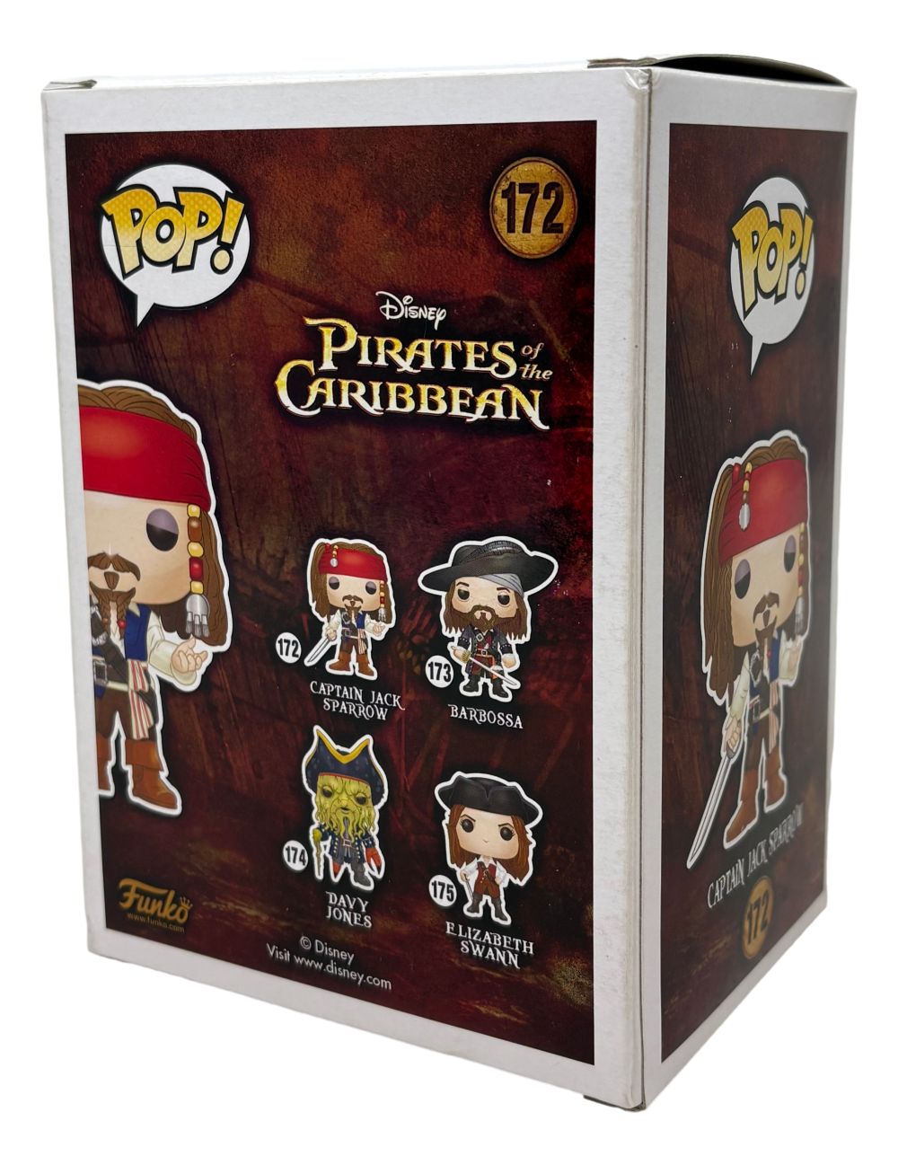 Johnny Depp Signed Pirates Of The Caribbean Funko Pop #172 PSA/DNA