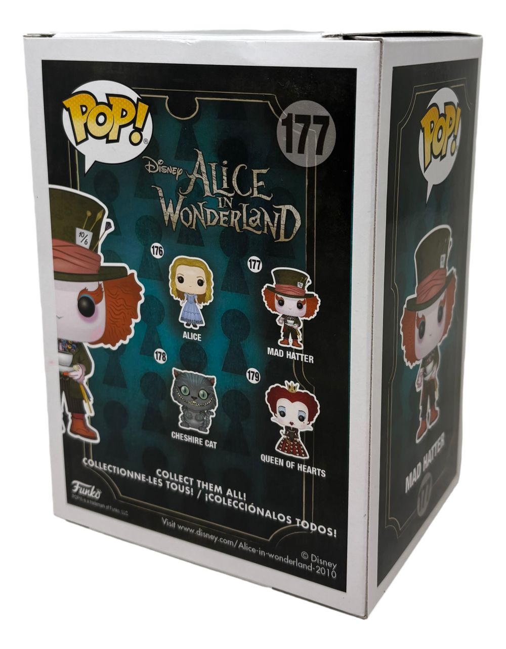 Johnny Depp Signed Alice In Wonderland Funko Pop #177 JSA
