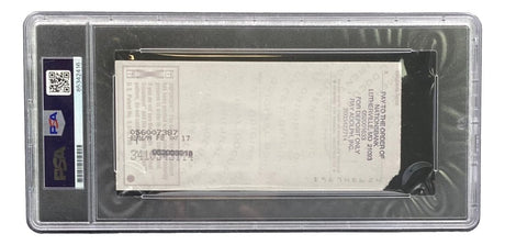 Johnny Unitas Baltimore Colts Signed Bank Check #5561 PSA - Sports Integrity