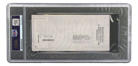 Johnny Unitas Baltimore Colts Signed Bank Check #7529 PSA - Sports Integrity