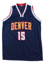 Nikola Jokic Denver Signed Navy Blue Basketball Jersey JSA Hologram