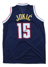 Nikola Jokic Denver Signed Navy Blue Basketball Jersey JSA Hologram