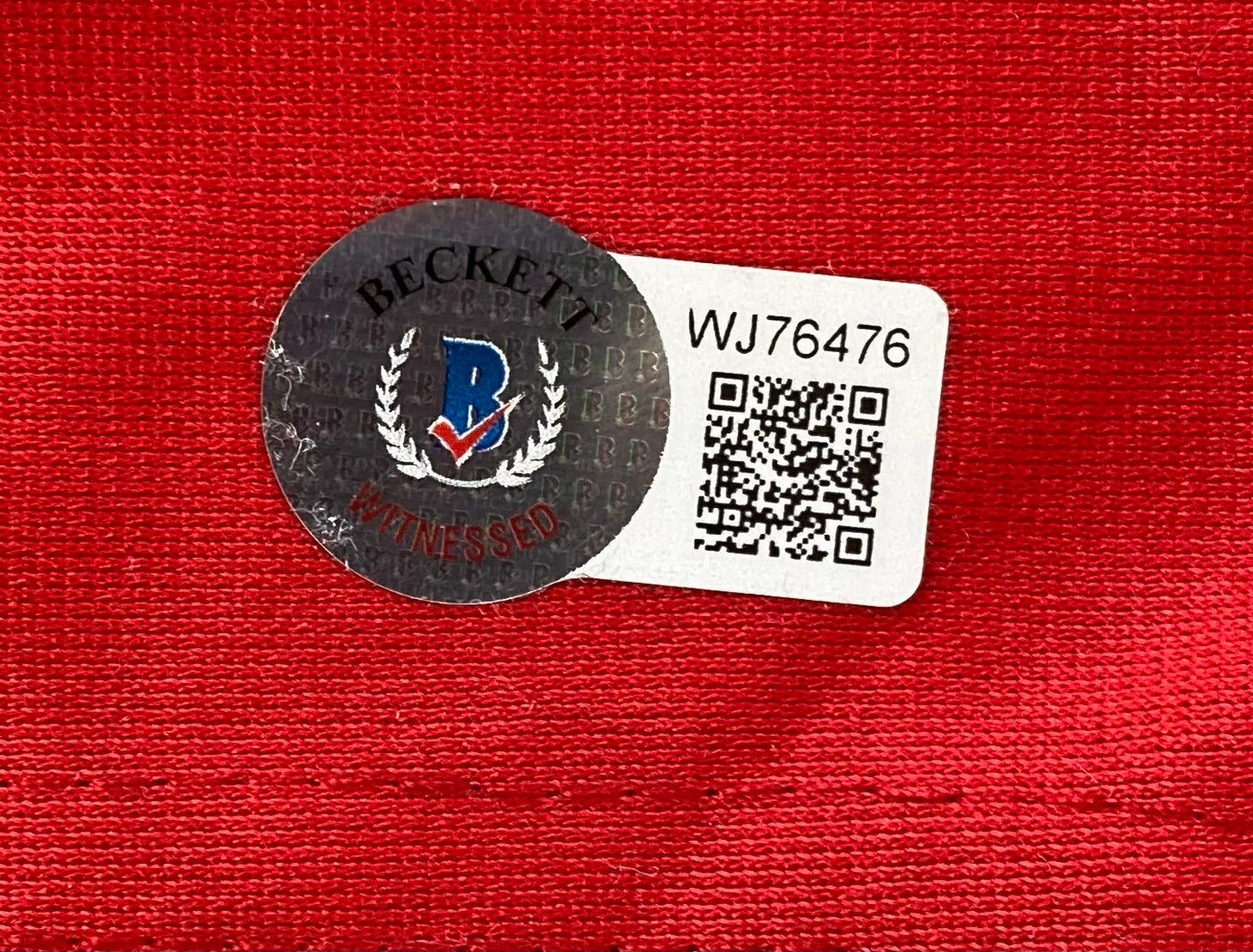 Jon Jones Signed Custom Black/Red MMA Fighting Trunks BAS ITP