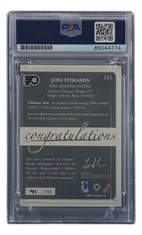 Joni Pitkanen Signed 2004 Ultimate #113 Philadelphia Flyers Hockey Card PSA/DNA - Sports Integrity