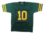 Jordan Love Green Bay Signed Alternate Green Football Jersey BAS ITP
