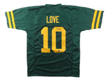 Jordan Love Green Bay Signed Alternate Green Football Jersey BAS ITP