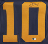 Jordan Love Green Bay Signed Navy Football Jersey BAS ITP