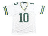 Jordan Love Green Bay Signed White Football Jersey BAS