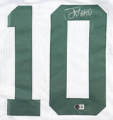 Jordan Love Green Bay Signed White Football Jersey BAS