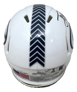 Jordan Love Signed Packers White Salute To Service Mini Speed Helmet BAS