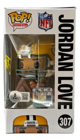Jordan Love Signed Green Bay Packers Funko Pop #307 BAS