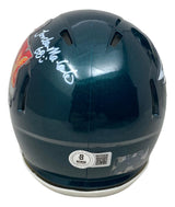Jordan Mailata Signed Philadelphia Eagles Super Bowl 59 Mini Speed Helmet BAS