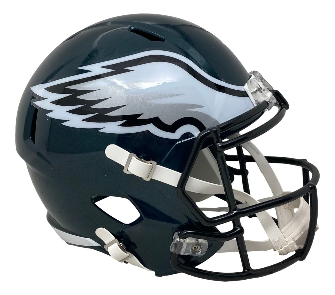 Jordan Mailata Signed Philadelphia Eagles FS Super Bowl 59 Replica Helmet BAS