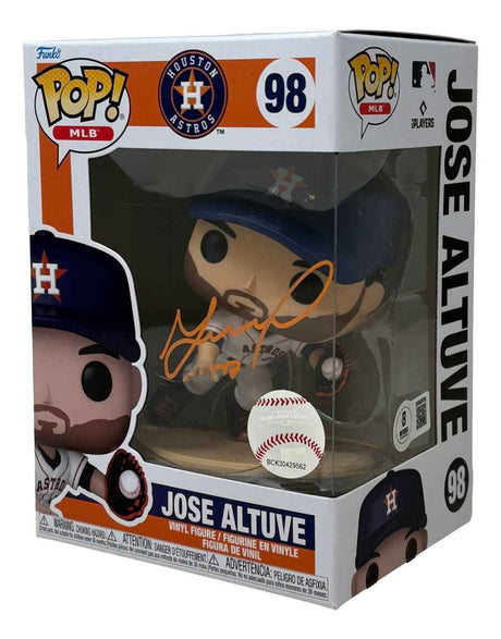Jose Altuve Signed Houston Astros Funko Pop #98 BAS