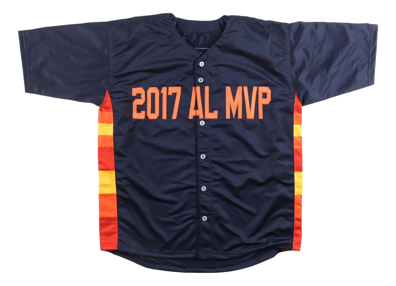 Jose Altuve Houston Signed Navy Baseball Jersey BAS