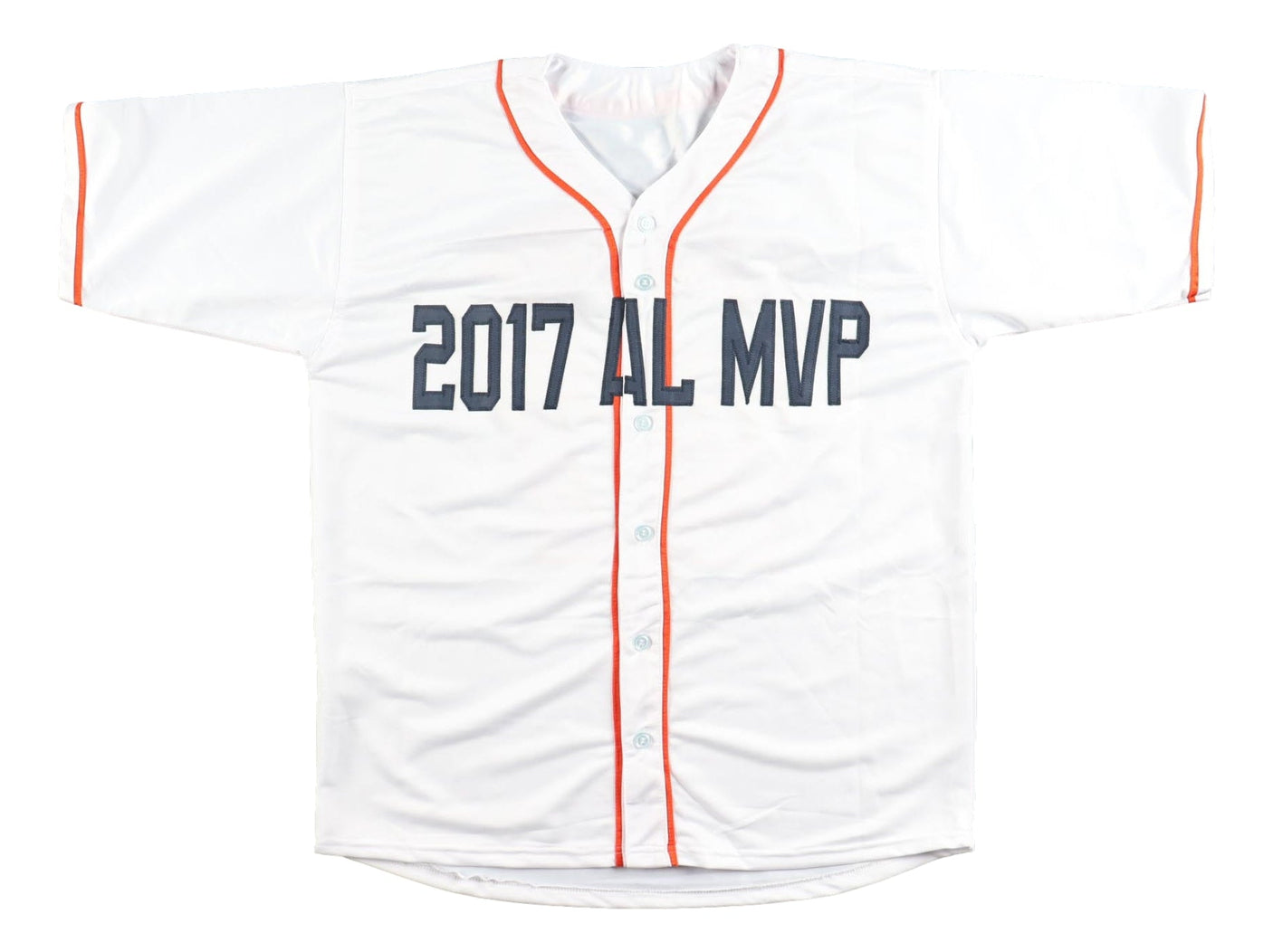 Jose Altuve Houston Signed White Baseball Jersey BAS