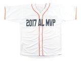 Jose Altuve Houston Signed White Baseball Jersey BAS