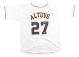 Jose Altuve Houston Signed White Baseball Jersey BAS