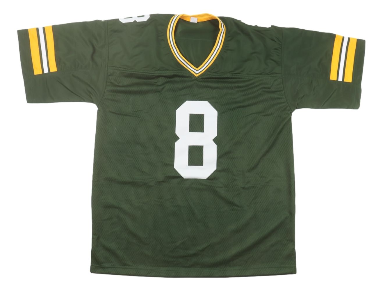 Josh Jacobs Green Bay Signed Green Football Jersey BAS