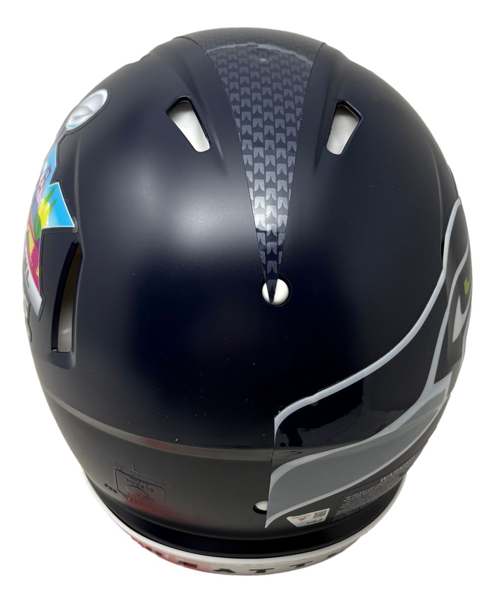 Jaxon Smith-Njigba Signed Seahawks FS SB LX Auth Speed Helmet w/ Visor Fanatics
