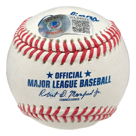 Juan Soto New York Mets Signed Official MLB Baseball BAS w/ Case