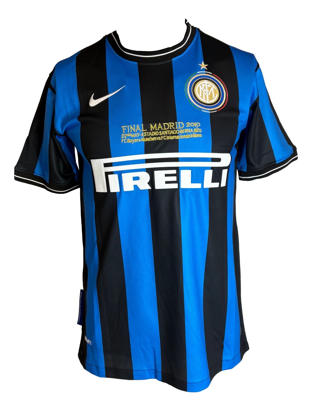 Julio Cesar Signed Inter Milan Nike 2010 Champions League Soccer Jersey BAS