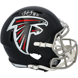 Julio Jones Autographed Atlanta Falcons Riddell Speed Full Size Helmet Fanatics
