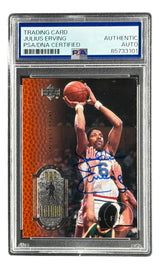 Julius Erving Signed 2000 Upper Deck #6 76ers Trading Card PSA/DNA