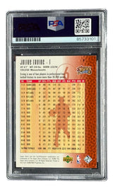 Julius Erving Signed 2000 Upper Deck #6 76ers Trading Card PSA/DNA