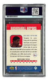 Julius Erving Signed 1999 Upper Deck #H51 76ers Trading Card PSA/DNA