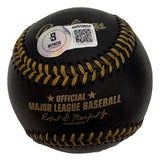 Jung Hoo Lee Giants Signed In Korean Official MLB Black Leather Baseball BAS