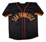 Jung-Hoo Lee San Francisco Signed in Korean Black Baseball Jersey BAS
