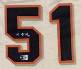 Jung-Hoo Lee San Francisco Signed in Korean Cream Baseball Jersey BAS