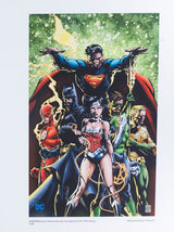 Justice League 12x16 Framed DC Comic Limited Edition Giclee - Sports Integrity