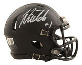 Justin Fields Signed Ohio State Alternate Black Mini Speed Helmet BAS