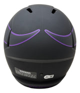 Justin Jefferson Signed Minnesota Vikings FS Eclipse Replica Speed Helmet BAS