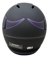 Justin Jefferson Signed Minnesota Vikings FS Eclipse Replica Speed Helmet BAS
