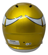 Justin Jefferson Signed Minnesota Vikings FS Flash Replica Speed Helmet BAS