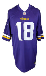 Justin Jefferson Signed Minnesota Vikings Nike Game Replica Jersey BAS