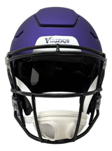 Justin Jefferson Signed Minnesota Vikings FS Authentic SpeedFlex Helmet BAS