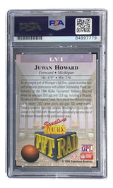 Juwan Howard Signed Michigan 1994 Signature Rookies #LVI Trading Card PSA/DNA