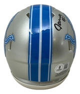 Jameson Williams Signed Detroit Lions Mini Speed Helmet BAS w/ Case
