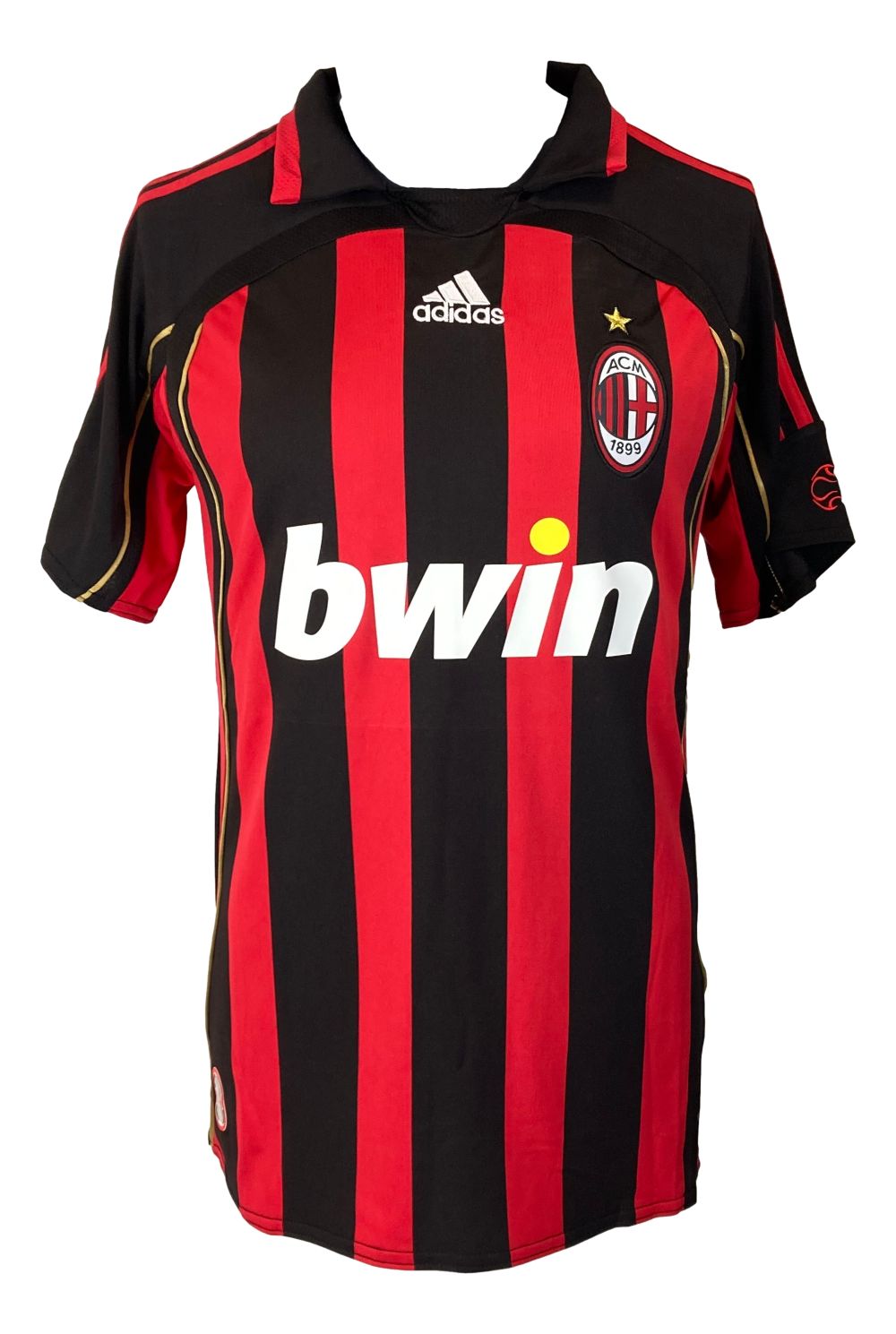 Kaka Signed AC Milan Red Adidas Soccer Jersey BAS
