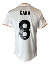 Kaka Signed Real Madrid White Adidas Soccer Jersey BAS